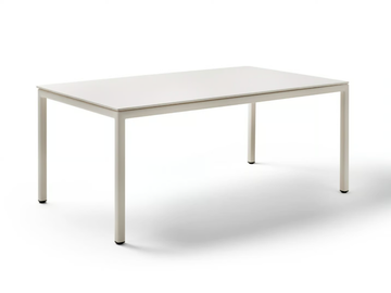 SUMMER - Rectangular aluminium garden table with stoneware top by POINT - view 2