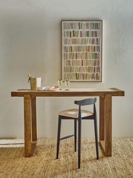 ANDALUCIA - Rectangular reclaimed wood high table by POMAX - view 3