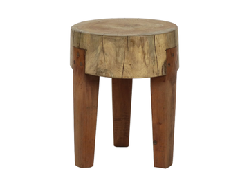 EMPOLI - Reclaimed wood stool by POMAX - view 2