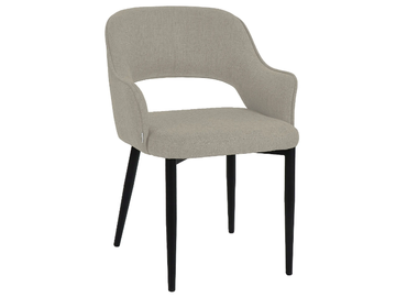 MERCY - Upholstered fabric chair with armrests by POMAX - view 3