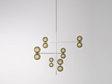 GRACE N°2 - Blown glass pendant lamp by PROF - view 3