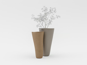 INGRID - Terracotta vase by PROF - view 2
