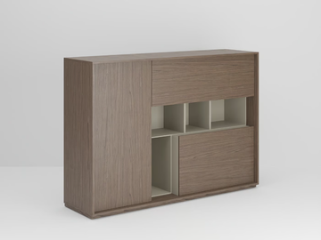 SESSANTA - Office storage unit with hinged doors by PROF - view 3