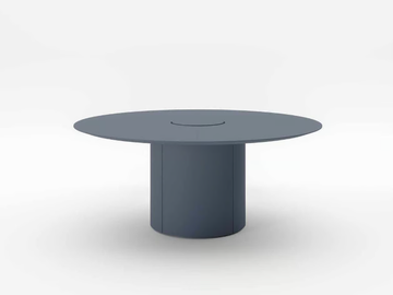 EXTRALIGHT - Round meeting table with cable management by PROF - view 2