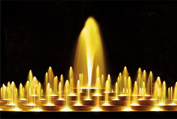 FOUNTAIN RING 9X 2 WATT TRILED RGB - LED RGB Glass and Stainless Steel underwater lamp for fountains by PROLED - view 3