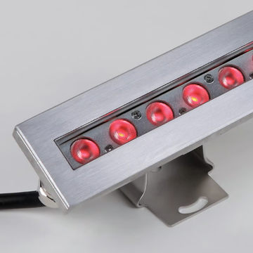 IP68 WALLWASHER 6X 2 WATT TRILED RGB - LED RGB Glass and Stainless Steel underwater lamp by PROLED - view 3