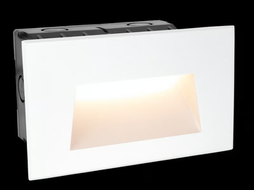 REC L+ - LED wall-mounted outdoor powder coated aluminium steplight by PROLED - view 3