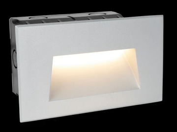 REC L+ - LED wall-mounted outdoor powder coated aluminium steplight by PROLED - view 2
