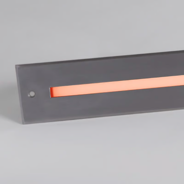 REC LINE L RGB - LED wall-mounted RGB powder coated aluminium steplight by PROLED - view 3