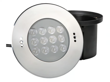 REC IP68 LIGHT 12X 2 WATT MONO - LED Glass and Stainless Steel underwater lamp for swimming pools by PROLED - view 2