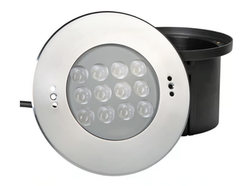 REC IP68 LIGHT 12X 2 WATT TRILED RGB - LED RGB Glass and Stainless Steel underwater lamp by PROLED - view 2