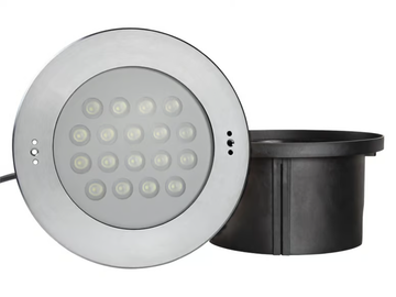 REC IP68 LIGHT 18X 2 WATT TRILED RGB - LED RGB Glass and Stainless Steel underwater lamp by PROLED - view 2