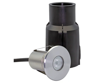 REC IP68 LIGHT 1X 3 WATT MONO - LED Glass and Stainless Steel underwater lamp by PROLED - view 2