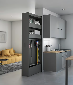 BIGFOOT® LAURA - Sliding broom closet module by PROTEK® - view 3