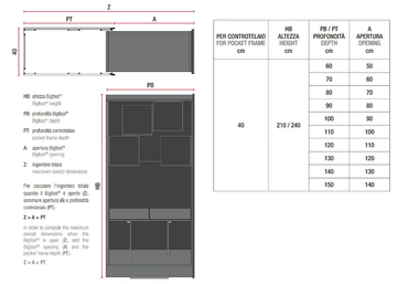 BIGFOOT® GIÒ - Sliding home office module by PROTEK® - view 3