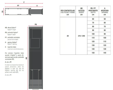 BIGFOOT® LEONARDO - Sliding desk module by PROTEK® - view 3