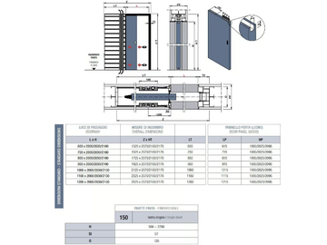 MAGIC BOX® LINEAR - Counter frame for double sliding doors by PROTEK® - view 3