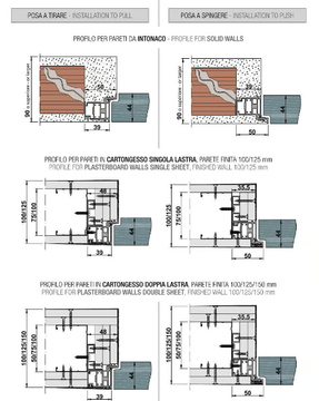 REVERSA 44 - Hinged flush-fitting door by PROTEK® - view 3