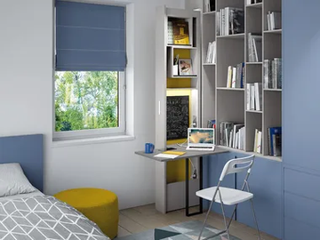 BIGFOOT® LEONARDO - Sliding desk module by PROTEK® - view 2