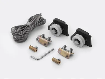 SIMULTANEOUS OPENING KIT - Sliding door track by PROTEK® - view 2