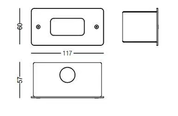 DOMINO 2 - LED recessed aluminium ceiling lamp by PURALUCE - view 3