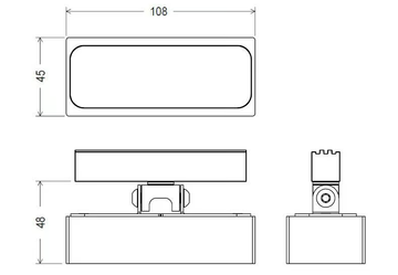DOMINO 4 TRACK - LED aluminium track-Light by PURALUCE - view 3