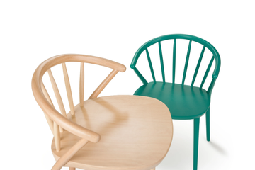 SUDOKU B-9820 - Wooden chair with armrests by Paged - view 3