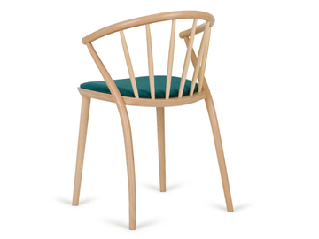 SUDOKU B-9820 - Wooden chair with integrated cushion by Paged - view 3