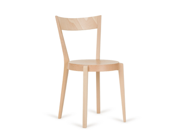 A-4770-SPIRE - Stackable beech chair open back by Paged - view 2