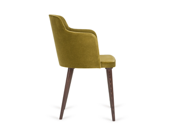B-0200 LAGOM - Upholstered fabric chair with armrests by Paged - view 3