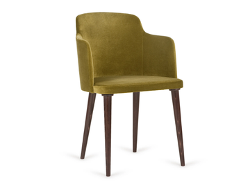 B-0200 LAGOM - Upholstered fabric chair with armrests by Paged - view 2