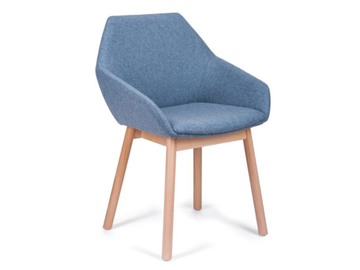 TUK 1 - Upholstered fabric chair with armrests by Paged - view 3