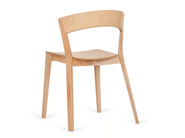 ARCHER - Stackable wooden chair open back by Paged - view 2