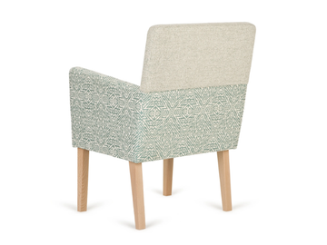 B-ZAP 2 - Upholstered fabric easy chair with armrests by Paged - view 3