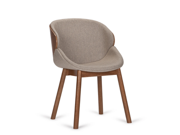 BIG ARIA - Upholstered fabric chair by Paged - view 2