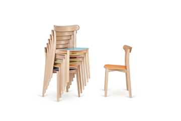 ICHO A-4420 - Wooden chair open back by Paged - view 3