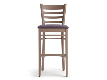 AMERICA 491A.i2 - High beech stool with integrated cushion by Palma - view 2