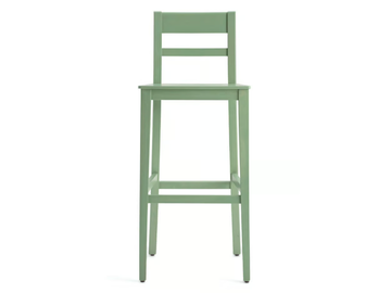 CORINNE 490EI.u2 - High beech stool with back by Palma - view 2