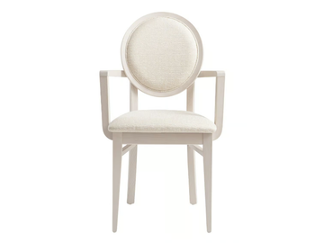 DAFNE 49HP.i2 - Medallion upholstered fabric chair with armrests by Palma - view 2
