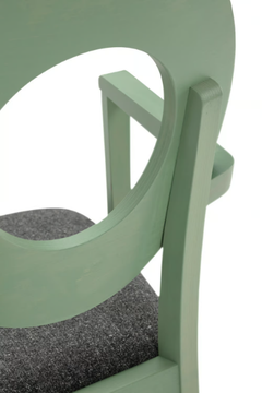 DEA 47UP.i2 - Beech chair with armrests by Palma - view 3