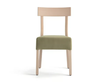 ITALIA 439E.i7 - Beech chair with integrated cushion by Palma - view 2