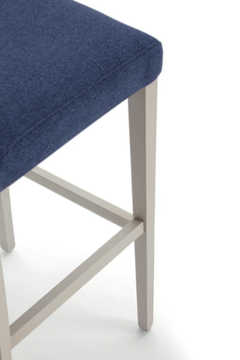 LADY 47OGI.i4 - High upholstered beech stool with back by Palma - view 3
