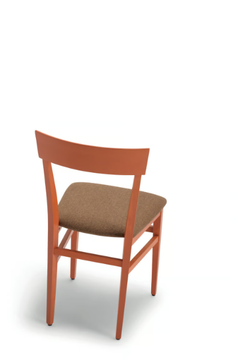 MILANO 47C.i2 - Beech chair with integrated cushion by Palma - view 3