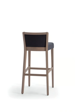 MOMA SOFT 472HI.i4 - High upholstered beech stool by Palma - view 3