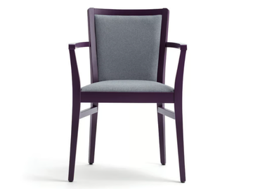 MOMA SOFT 472HP.I1 - Upholstered beech chair with armrests by Palma - view 2