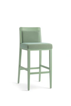 OPERA BOHEME 49EI.i6 - High beech stool with back by Palma - view 3