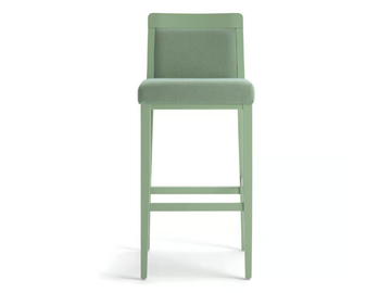 OPERA BOHEME 49EI.i6 - High beech stool with back by Palma - view 2