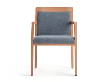 OPERA BOHEME 49EP.i8 - Upholstered beech chair with armrests by Palma - view 2