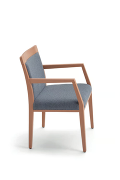 OPERA BOHEME 49EP.i8 - Upholstered beech chair with armrests by Palma - view 3