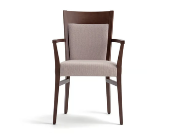 SOUL SOFT 472EP.i4 - Upholstered beech chair with armrests by Palma - view 2